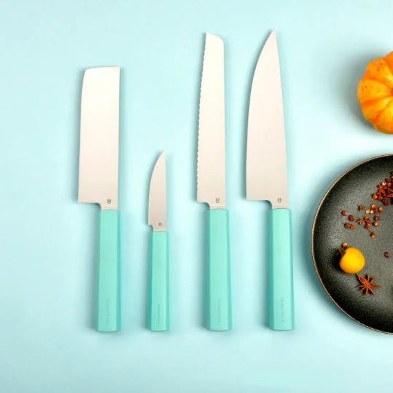 Ніж кухонний Butterfork Chef’s Knife AR-RPM9 ABS Turquoise Green | Зображення 3