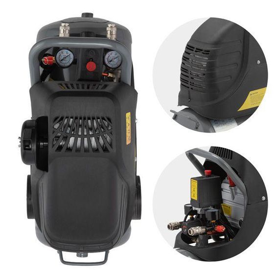 Компресор 24 л, 8 aтм, 206 л/хв INTERTOOL PT-0009 | Зображення 4
