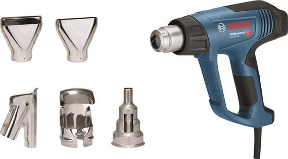 Фен строительный Bosch GHG 23-66 +АС, 2300 Вт, 50-650°C, поток воздуха 150 -500л/м, 0.89 кг (0.601.2A6.301) | Зображення 1