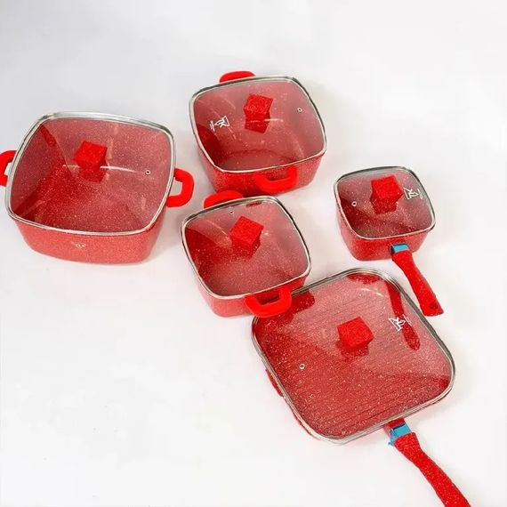 Набір посуду з гранітним покриттям Berlinger Haus Metallic Line - 10 предметів (234576848_2609) | Зображення 4