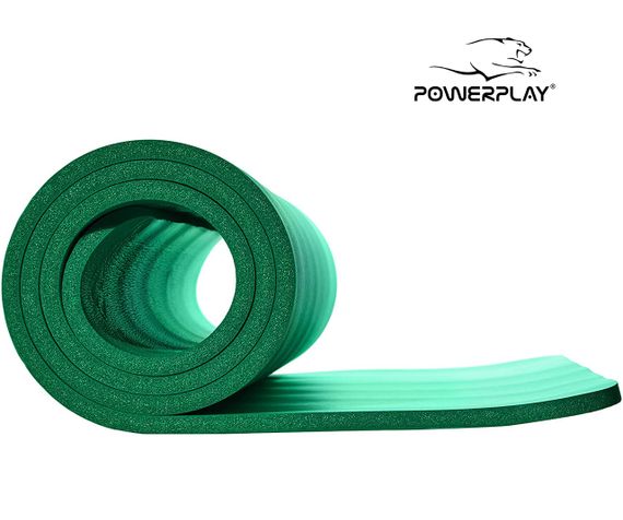 Килимок для йоги та фітнесу PowerPlay 4151 NBR Performance Mat Зелений (183x61x1.5) | Зображення 5