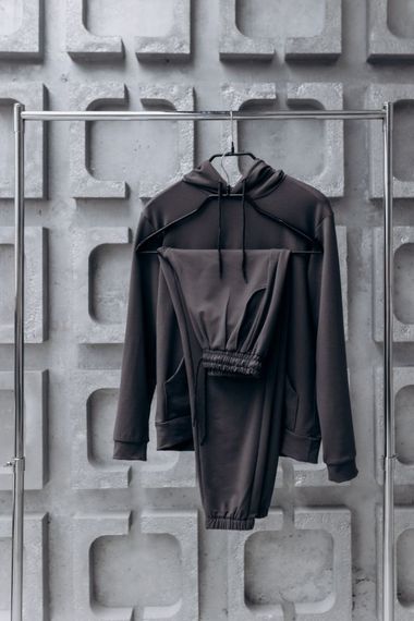 Костюм чоловічий (unisex) графіт двохнитка | Зображення 2