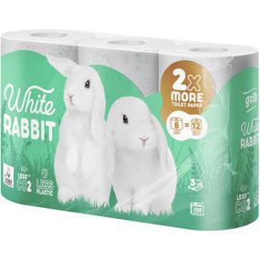 Туалетная бумага Grite White Rabbit 3 слоя 6 рулонов (4770023346046) - Топ Продаж!