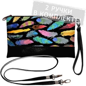 Клатч через плече 25x15 см (KL_GL_TFL012_BL)