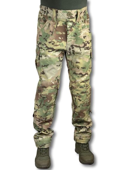Зимові тактичні штани ЗСУ на флісі Softshell від RAPTOR TAC Мультикам 52/3 | Зображення 1