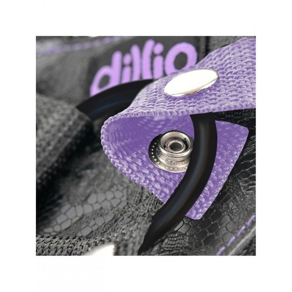 Страпон с подтяжками Pipedream Dillio фиолетовый sexstyle | Зображення 3