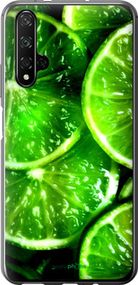 Чохол на Huawei Nova 5T Зелені часточки лимона "852u-1833-2448"