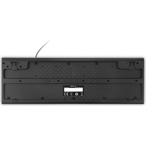 Клавіатура REAL-EL 507 Standard USB Silver | Зображення 8