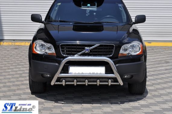 Кенгурятник WT003 (нерж.) для Volvo XC90 2002-2016 гг | Зображення 4