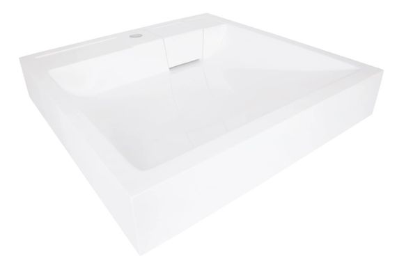 Раковина на пральну машину Qtap Arvin 59x59x115 мм. квадратна, без донного клапана QTARV2365WHI48575