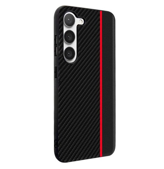 Чохол накладка Primolux CFC для Samsung Galaxy S23 (SM-S911) - Black&Red | Зображення 2