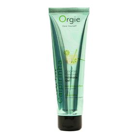 Лубрикант на водной основе Orgie Lube Tube Cocktail Caipirinha, 100 мл, вкус цитрусового коктейля Sex Aura