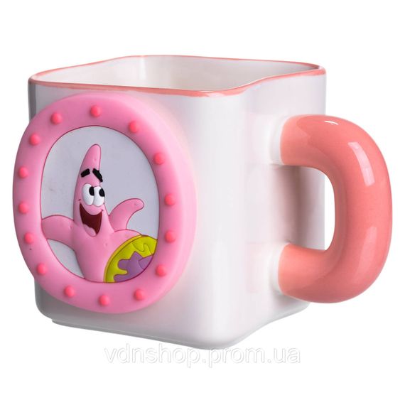 Фарфоровая чашка "Патрик" с магнитным декором 500 мл, Кружка детская чашка из фарфора на подарок FM-12P | Зображення 2