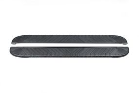 Боковые пороги Bosphorus Black (2 шт., алюминий) Стандартная база для Ford Connect 2021- гг