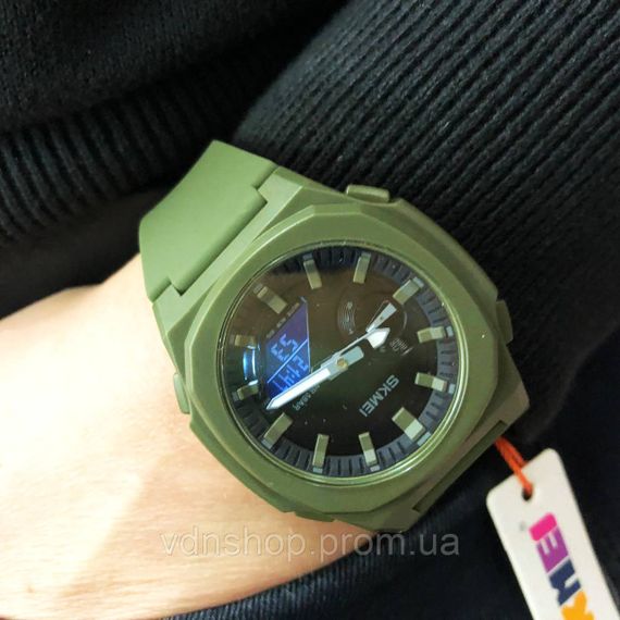 Годинники спортивні скмей, Сучасні військові годинники, Армійські годинники топ Рибальські HE-54 | Зображення 4