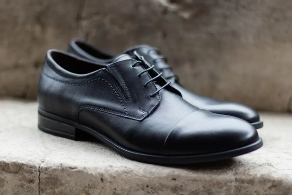 Изящные черные туфли Ікос 44 размер | Зображення 1