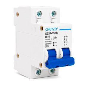 Автоматический выключатель постоянного тока CHCYZO DZ47-63DC-B10.2P,10A,12-125V