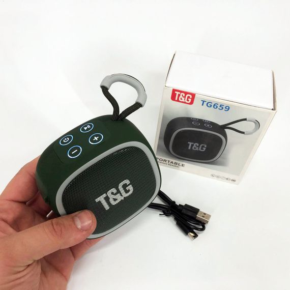 Bluetooth колонка з радіо TG659, Колонка для вечірок на дачі, Акустичні колонки з блютузом OM-89 | Зображення 1