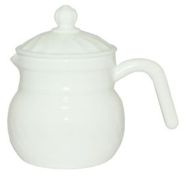 Чайник фарфоровый Белая Лилия 1,5л
