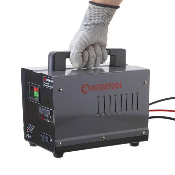 Пристрій пускозарядний 6/12 В, 70 А, 140 Вт, до 100 Аг INTERTOOL AT-3013 | Зображення 5