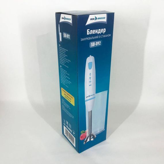 Потужний занурювальний блендер для дому SeaBreeze SB-092 500 Вт, Блендер для супів і соусів XU-91 | Зображення 2