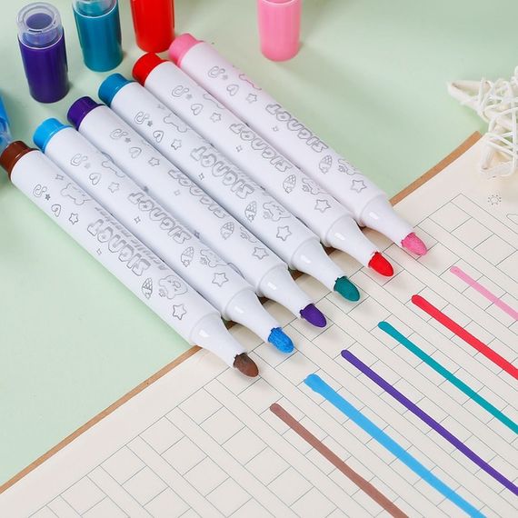 Акварельные маркеры БЕЛОЕ — NEW 12 Water Color Pen 638-12 ∙ Набор маркеров WHITE Water Color Pen 638-24 — акварельные | Зображення 2