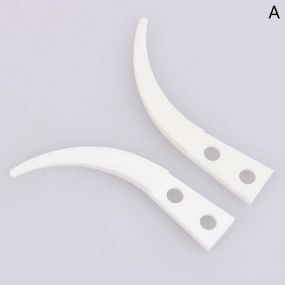 Наконечники пинцета керамические, изогнутый Tweezers керамические белые (пара)