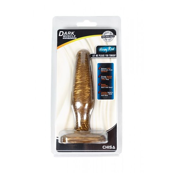 Анальна пробка золота Chisa Dark Muscle Hiney Rod M Sex Aura | Зображення 3