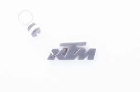 Брелок каучук   (серо-белый)   KTM   AS