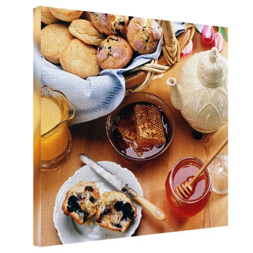 Картина на холсте Вкусный завтрак 65x65 см (H6565_YM006)