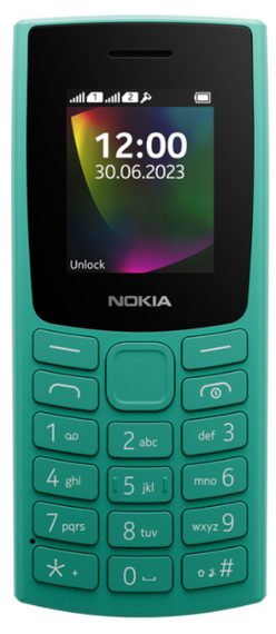Мобільний телефон Nokia 106 DS 2023 Green (1GF019BPJ1C01) | Зображення 1
