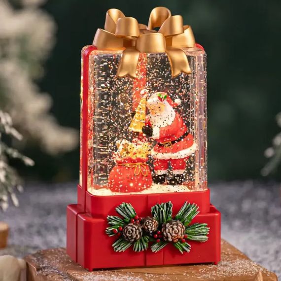 Новогодний ночник XMAS WDL-25010A Подарок ∙ Ночник XMAS WDL-25010A в форме подарочной коробки | Зображення 2