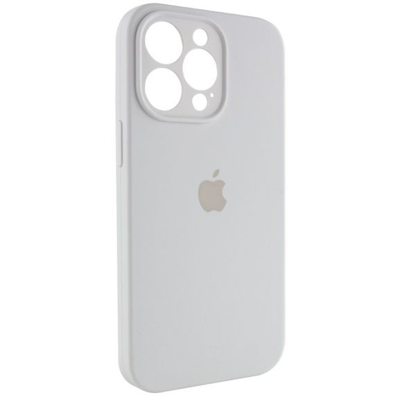 Чохол Silicone Case Full Camera Protective (AA) для Apple iPhone 13 Pro (6.1") Білий / White | Зображення 1