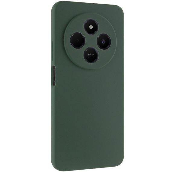 Чехол Silicone Cover Lakshmi Full Camera (AAA) для Xiaomi Redmi 14C / Poco C75 Зеленый / Cyprus Green