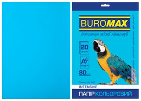 Папір двосторонній INTENSIVE світло-синій, 20 л., А4, 80 г/м² BM.2721320-30 BUROMAX (4823078961891)