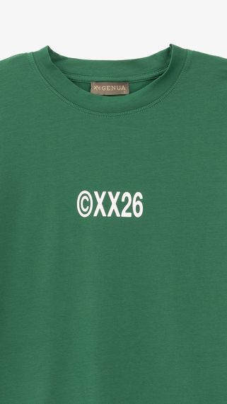 Футболка з принтом чоловіча GENUA G01222-0039 2XL Зелений shop (2000999419126) | Зображення 1