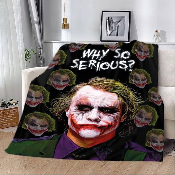 Плед 3D Джокер Why so serious ? 20222402_C 11608 80х100 см