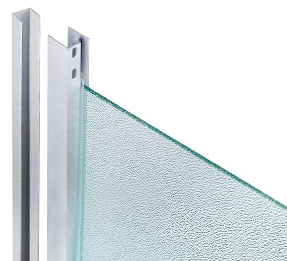 Душова кабіна Lidz Latwa Wawel SC100x80.SAT.LOW.FR, прямокутна, скло Frost 5 мм без піддону | Зображення 1