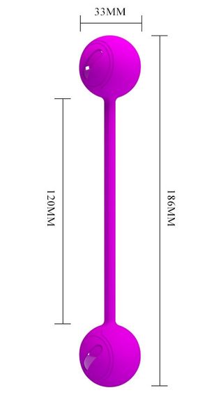 Вагінальні кульки Pretty Love Kegel Ball III, BI - 014796 Sex Aura | Зображення 7