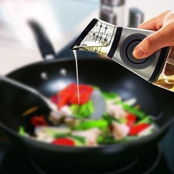 Бутылка Дозатор VBV Press and Measure Oil Dispenser с дозатором для масла | Зображення 1