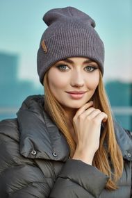 Шапка «Бостон» темный кофе