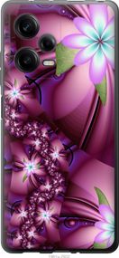 Чехол на Xiaomi Redmi Note 12 Pro 5G Цветочная мозаика "1961u-2932-17620"