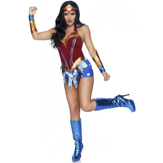 Костюм супер героїні Leg Avenue, M, Heart Stopping Hero Sex Aura | Зображення 3