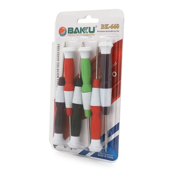 Набор отверток BAKKU BK-660 (6 отверток),Blister-box | Зображення 1