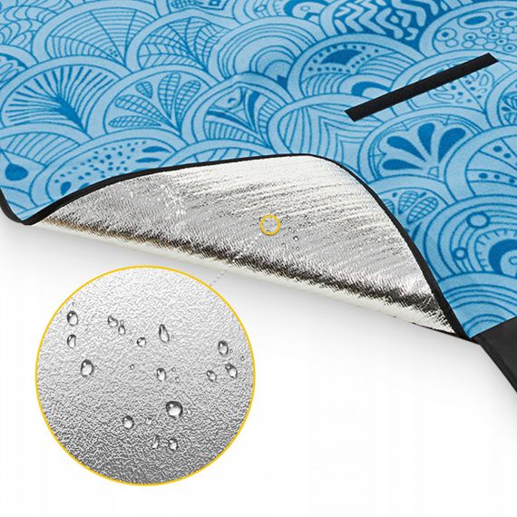 Килимок для пікніка та кемпінгу 4FIZJO 200 x 200 см складаний 4FJ0624 (P-5905973400947) | Зображення 7