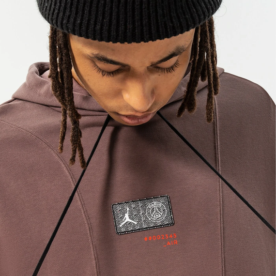Худи Jordan PSG Fleece PO Hoodie “Plum Eclipse” L DM3096-291 | Зображення 2