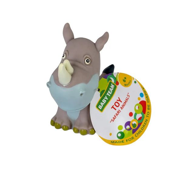 Детская игрушка для купания "Брызгающие животные сафари носорог" 8752_носоріг | Зображення 1