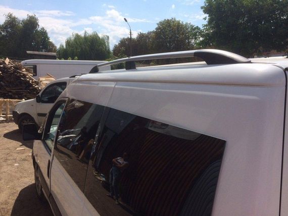 Рейлинги Серый мат (пласт. ножки.) Короткая база для Citroen Jumpy 1996-2007 гг. | Зображення 1