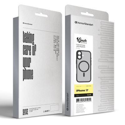 Чехол для мобильного телефона Armorstandart Lush MagCase Apple iPhone 17 Black (ARM87480) | Зображення 2