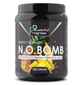 Комплекс до тренування Powerful Progress N.O.BOMB 300 g /30 servings/ Pineapple